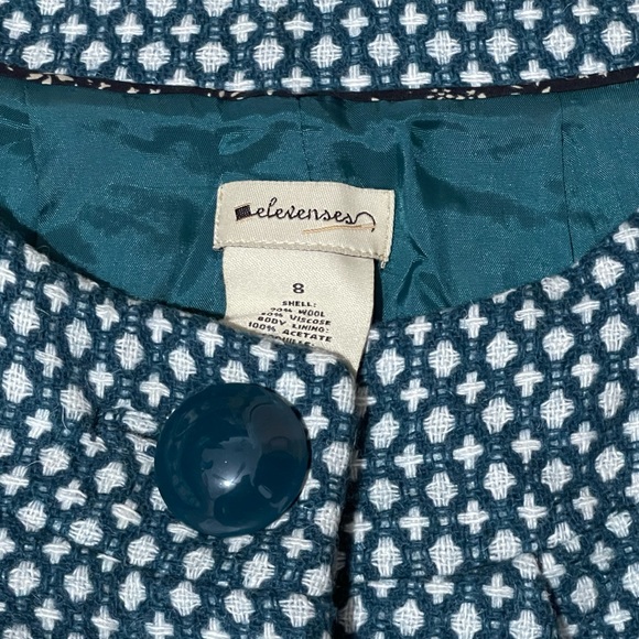 Anthropologie Elevenses Tea Cozy Tweed Blazer Jacket - Picture 3 of 3